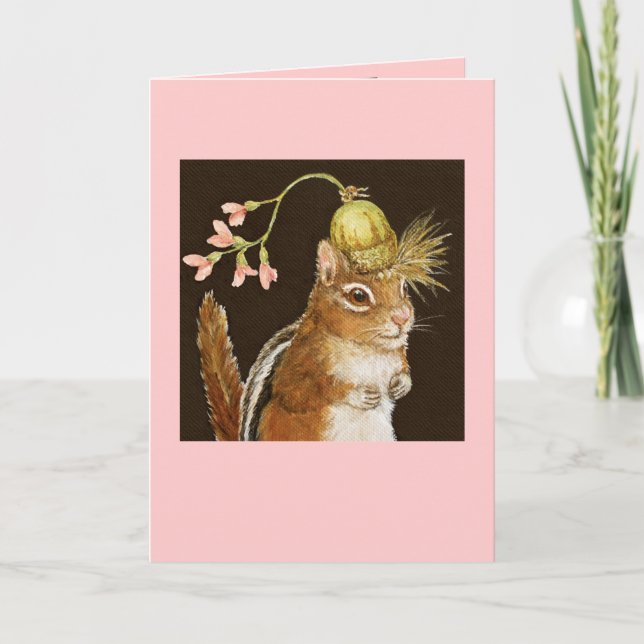 Frannie the chipmunk card (Front)