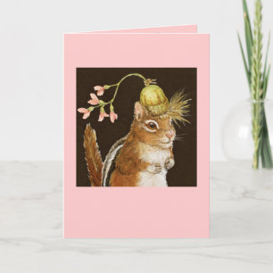 Frannie the chipmunk card