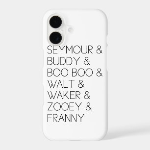 Franny Zooey Glass Family iPhone 7 case