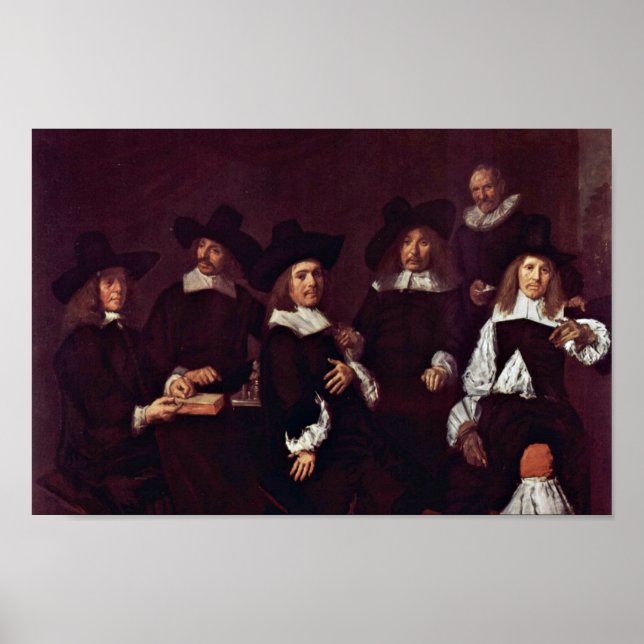Frans Hals - Group portrait of the regents Poster (Front)