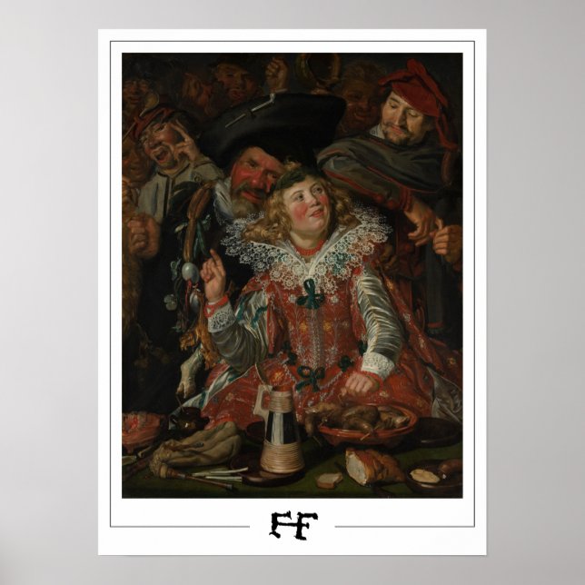 Frans Hals Zedign Art Poster #147 (Front)