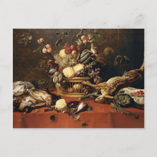 Frans Snyders- Still Life Postcard