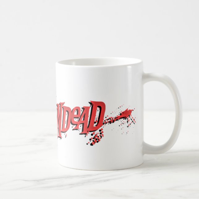 "Frantic Undead" Splatter Logo Coffee Mug (Right)