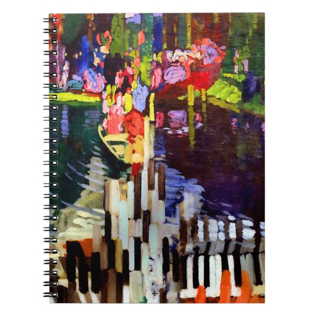 Frantisek Kupka Piano Keys Lake Notebook (Front)
