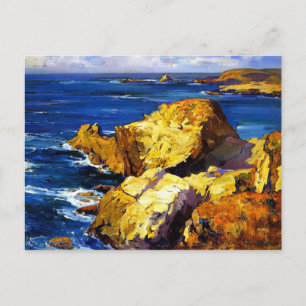 Franz Bischoff - Rocks along the Coast Postcard