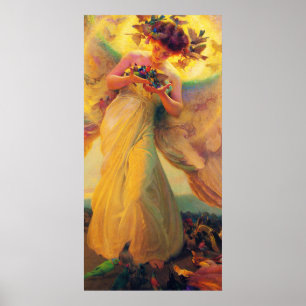 Franz Dvorak - Angel of the Birds - 1910 Poster