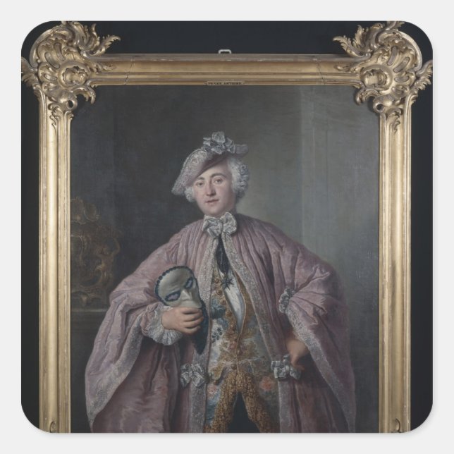 Franz Isaak von Chasot Square Sticker (Front)