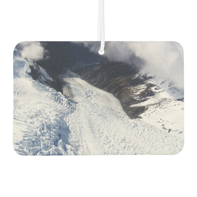 Franz Josef Glacier Aerial View, New Zealand Car Air Freshener (Front)