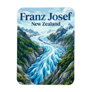 Franz Josef Glacier New Zealand Magnet