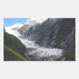 Franz Josef Glacier, New Zealand Rectangular Sticker