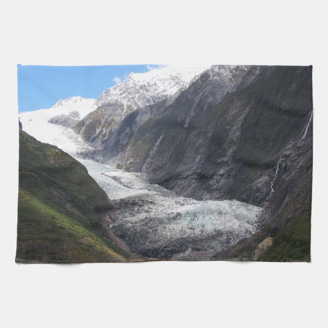 Franz Josef Glacier, New Zealand Tea Towel (Horizontal)