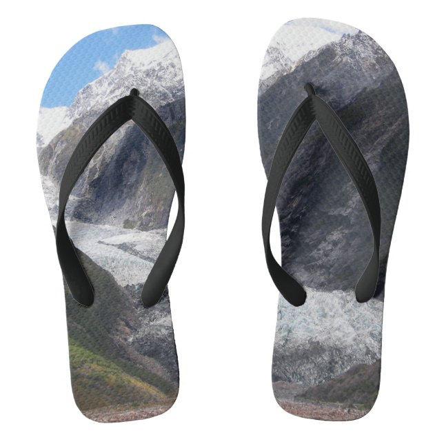 Franz Josef Glacier, New Zealand Thongs (Footbed)