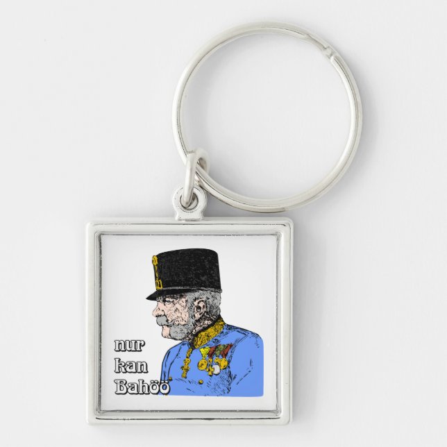 Franz Joseph, Austria Kaiser Habsburg Key Ring (Front)