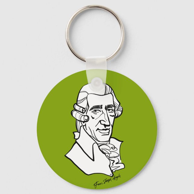 Franz Joseph Haydn Key Ring (Front)