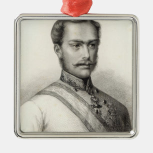 Franz Joseph I, Emperor of Austria 2 Metal Tree Decoration