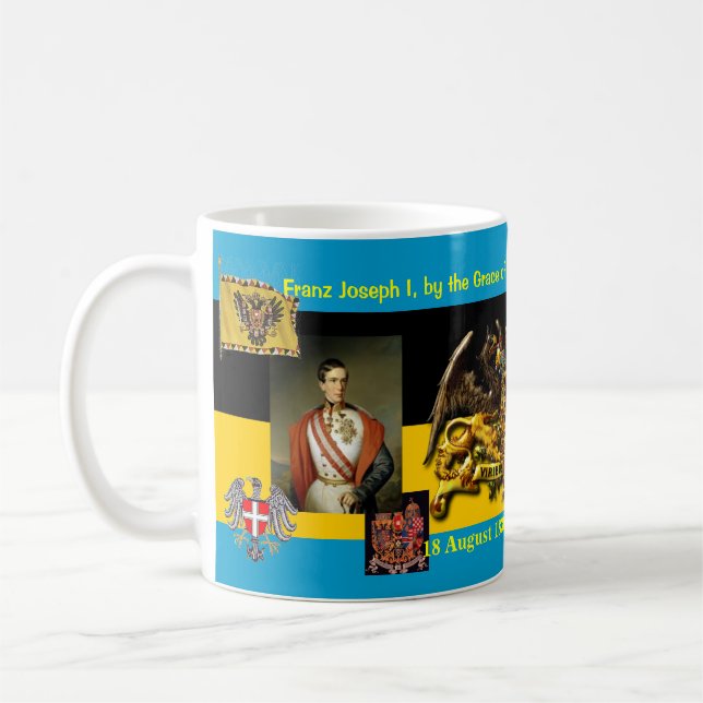 Franz Joseph I of Austria Hungary Coffee Mug (Left)
