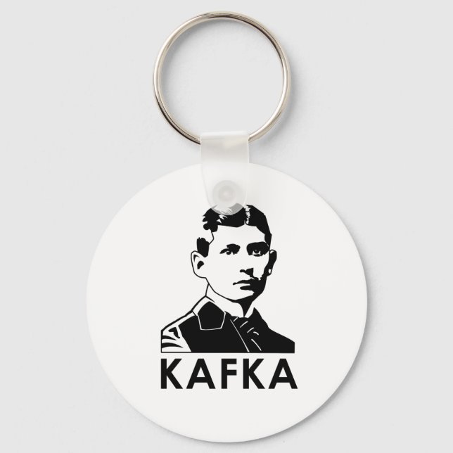 Franz Kafka Key Ring (Front)