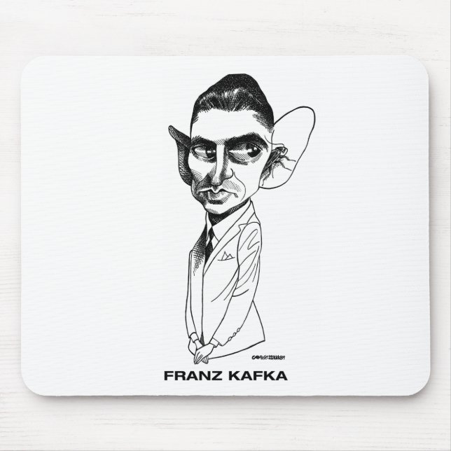 Franz Kafka Mousepad (Front)