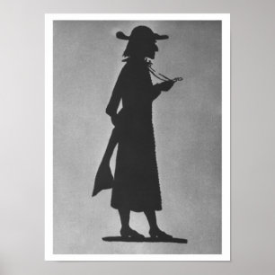 Franz Liszt (1811-86) as abbot (b/w photo) Poster