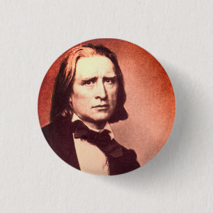 Franz Liszt 3 Cm Round Badge