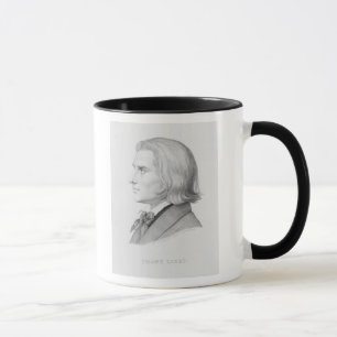 Franz Liszt, engraved by Gonzenbach Mug