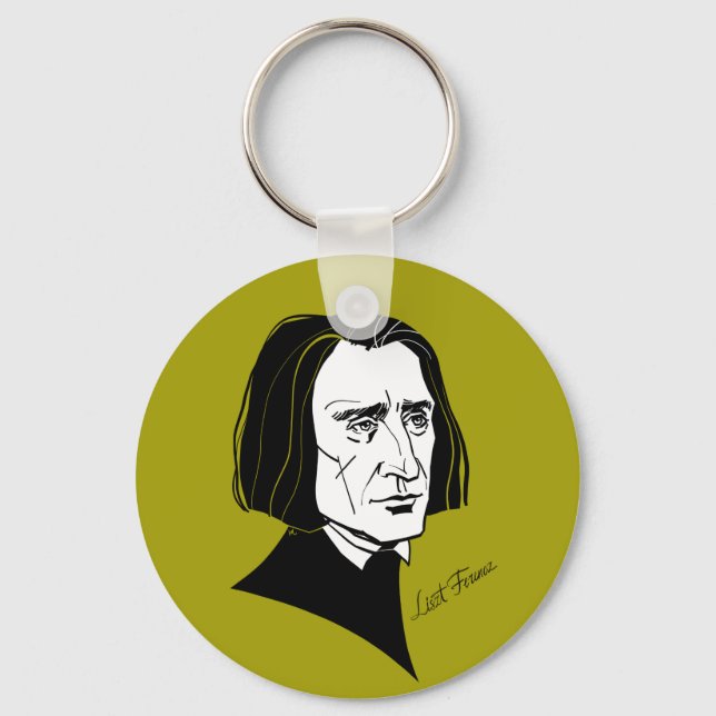 Franz Liszt Key Ring (Front)