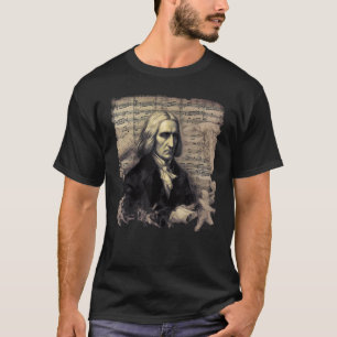 Franz Liszt Music Pianist Piano T-Shirt