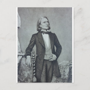 franz liszt postcard