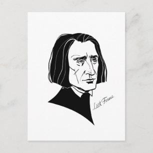 Franz Liszt Postcard