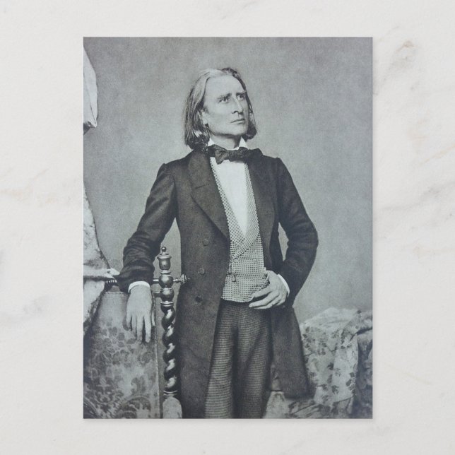 franz liszt postcard (Front)