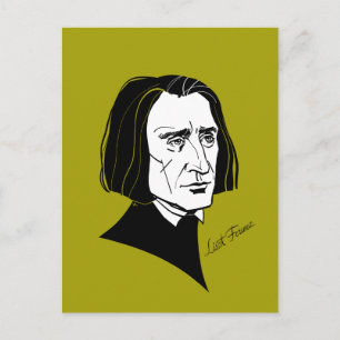 Franz Liszt Postcard
