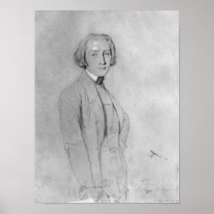 Franz Liszt  Rome, 29th May 1839 Poster