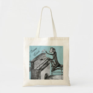 Franz Liszt Unique Sketch by Maurice Sand 1837 Tote Bag