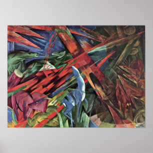 Franz Marc - animal fates Poster