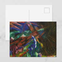 Franz Marc Animal Fates Red Blue Expressionist Art