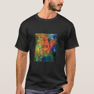 Franz Marc Animals in a Landscape (1914) famous pa T-Shirt