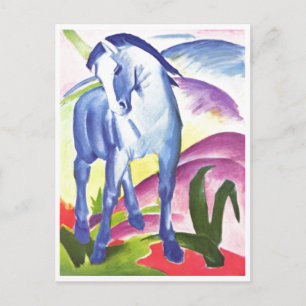 Franz Marc - Blue Horse I 1911 Equine Equestrian Postcard