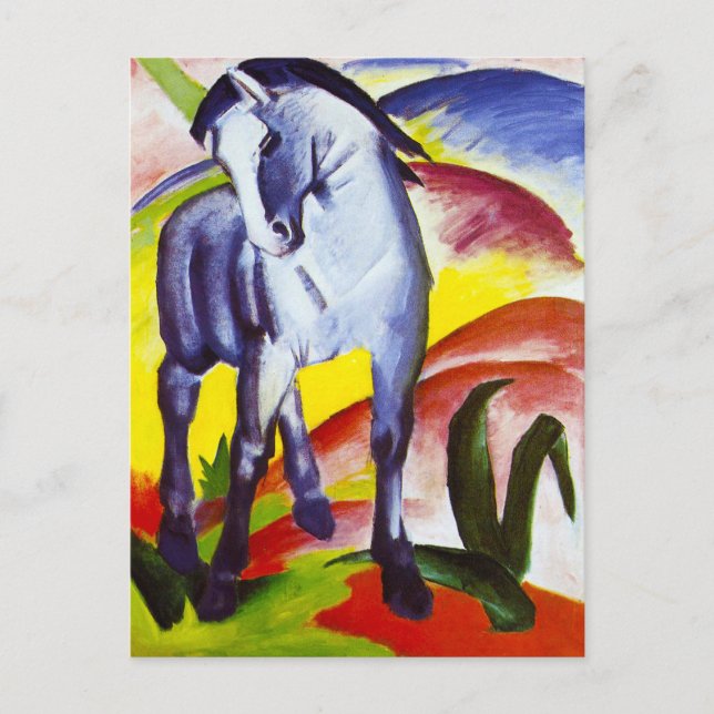 Franz Marc Blue Horse Postcard (Front)
