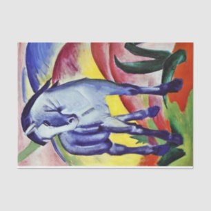 Franz Marc Blue Horse Vintage Fine Art Painting Tissue Paper