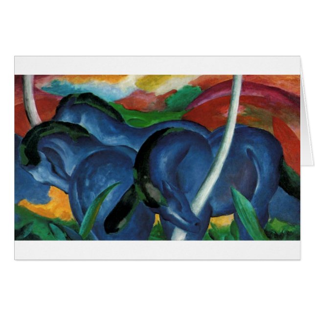 franz marc blue horses  design (Front Horizontal)