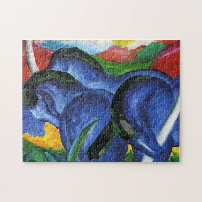Franz Marc Blue Horses Puzzle (Horizontal)