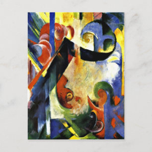 Franz Marc - Broken Forms Postcard