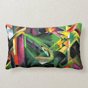 Franz Marc: Deer in a Monastery Garden Lumbar Cushion