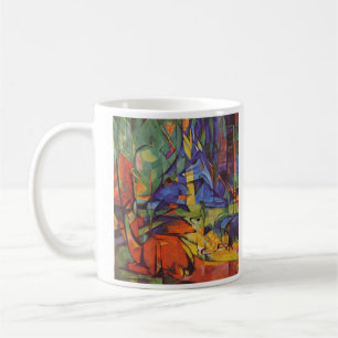 Franz Marc - Deer in Forest Coffee Mug