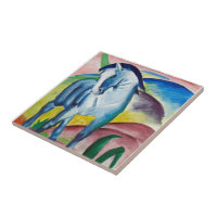 Franz Marc Famous Painting Blue Horse (1911)