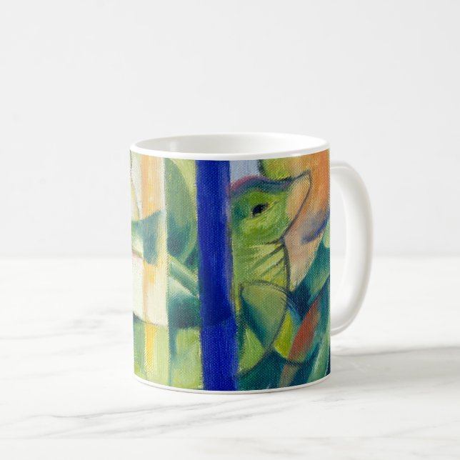Franz Marc Famous Painting Little Mountain Goats Coffee Mug (Front Right)