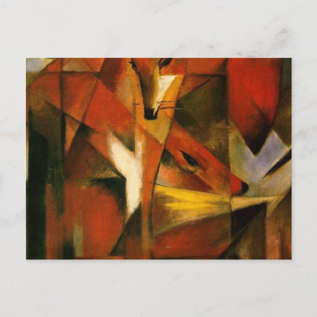 Franz Marc - Foxes Postcard (Front)