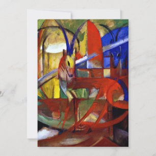 Franz Marc - Gazelles Card