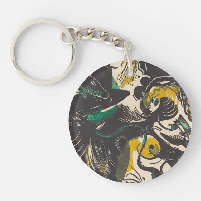 Franz Marc | Genesis II Schopfungsgeschichte II Key Ring (Front)