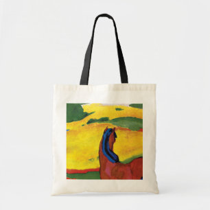 Franz Marc - Horse In A Landscape Painting Tote Bag
